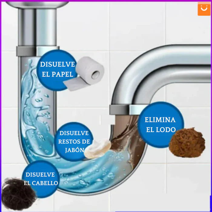 3x1 SOLO POR HOY: Wild Tornado - Destapa Cañerías Al Instante