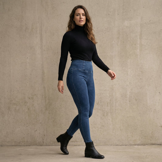 Jeggings® - Calza Jeans Efecto Faja y Push Up